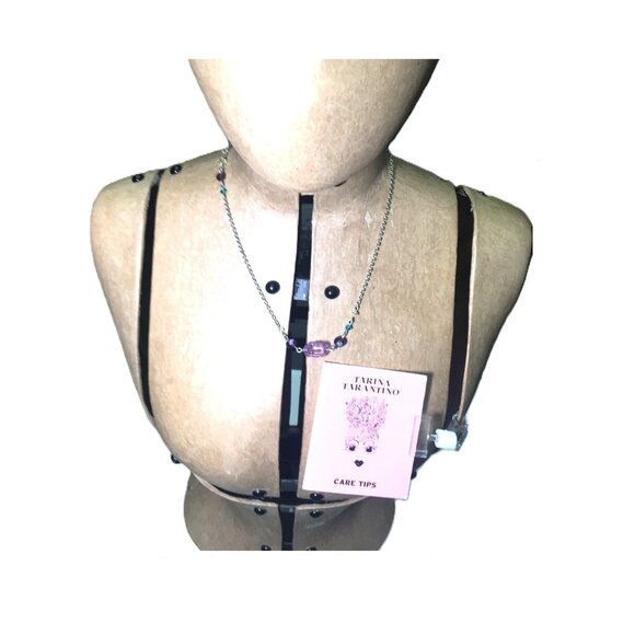 🛑 TARINA TARANTINO Designer ➕🆒 NECKLACE Beaded Tourmaline Vintage 💸BUYNOW‼️ - Picture 5 of 16